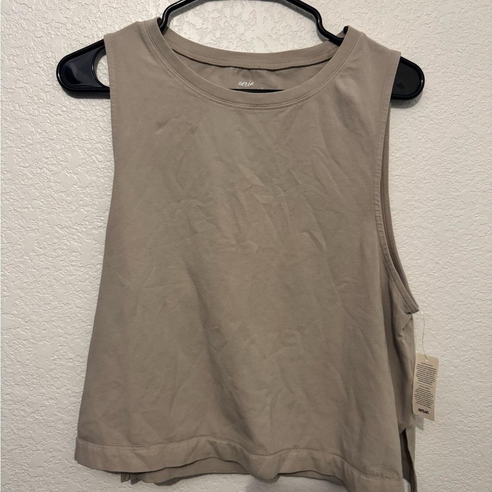 Taupe Muscle Tee